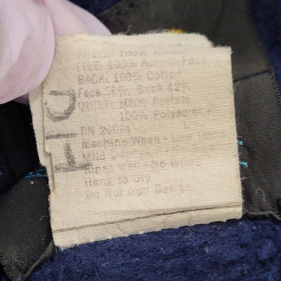 Vintage 60s Champion Product Inc Coach Jacket S/M 22x27 Sherpa-Lined Baggy USA - Picture 16 of 16